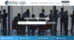 Desktop Screenshot of king-insurance.com