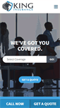 Mobile Screenshot of king-insurance.com